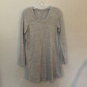 Grey long sleeve dress